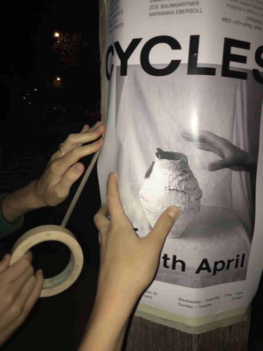 Cycles Poster IRL at Sheffer